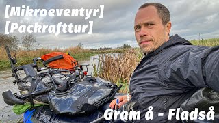 Gram å - Fladså, Packraft og cykel (kano) [Mikroeventyr]