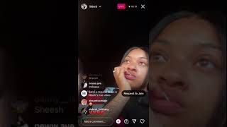 LIL DURK ON IG LIVE WITH HIS GF INDIA ROYALE