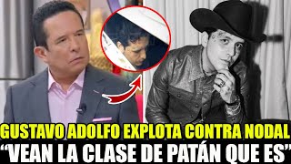 Gustavo Adolfo Infante tacha de “patán” a Christian Nodal tras ignorar a la prensa mexicana😱