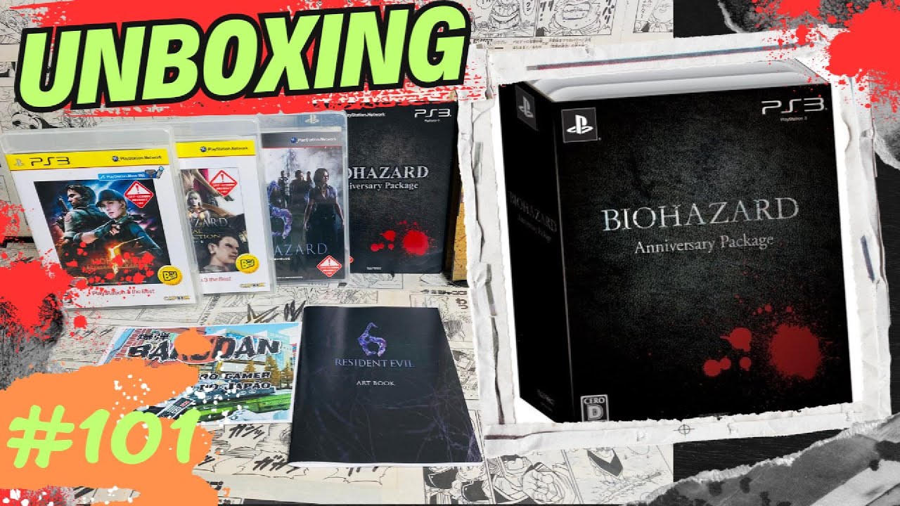 📦 UNBOXING BIOHAZARD ANNIVERSARY PACKAGE (PS3) – A COLETÂNEA MAIS