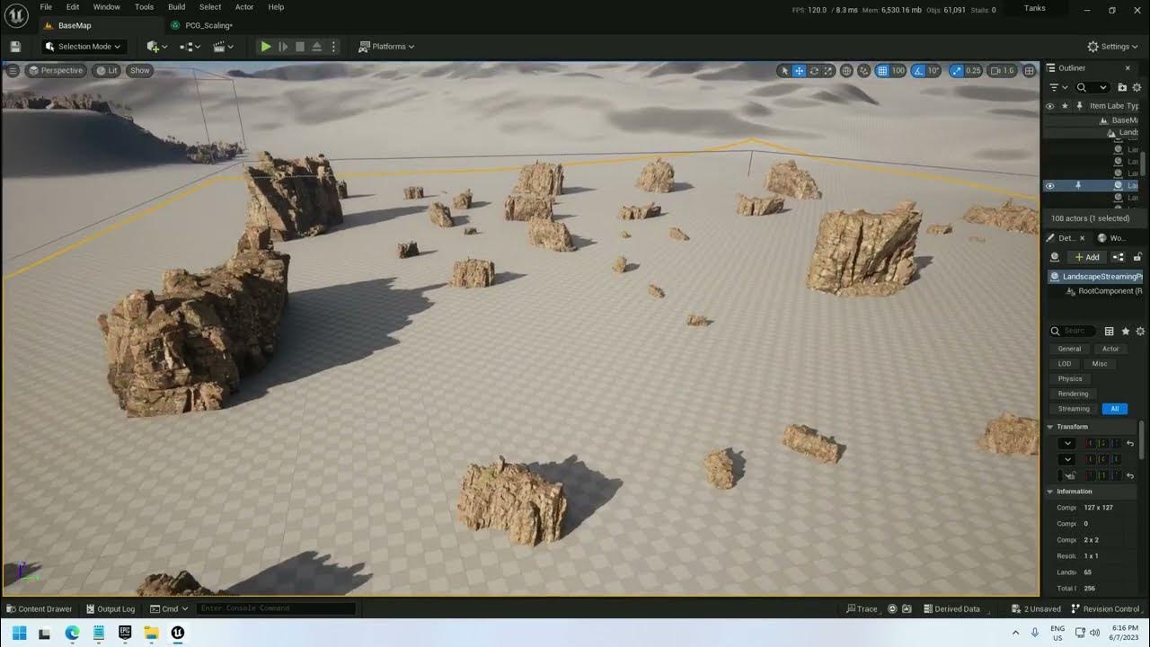 Unreal Engine 5.2 PCG Tutorial - Fixing Offset when Scaling Objects