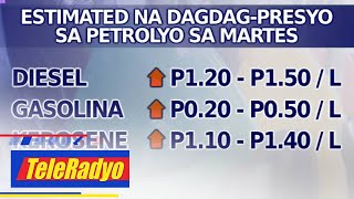 Diesel, kerosene prices expected to increase by more than P1 next week
