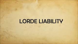 Lorde liability (lyrics)