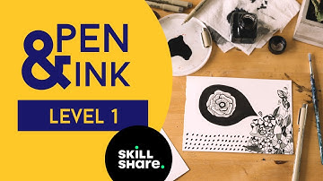 How To Use Pen & Ink- Level 1- Skillshare Class Intro Video