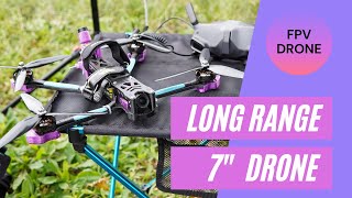 How to build FPV drone like DJI drone step by step, Long Range 7" drone