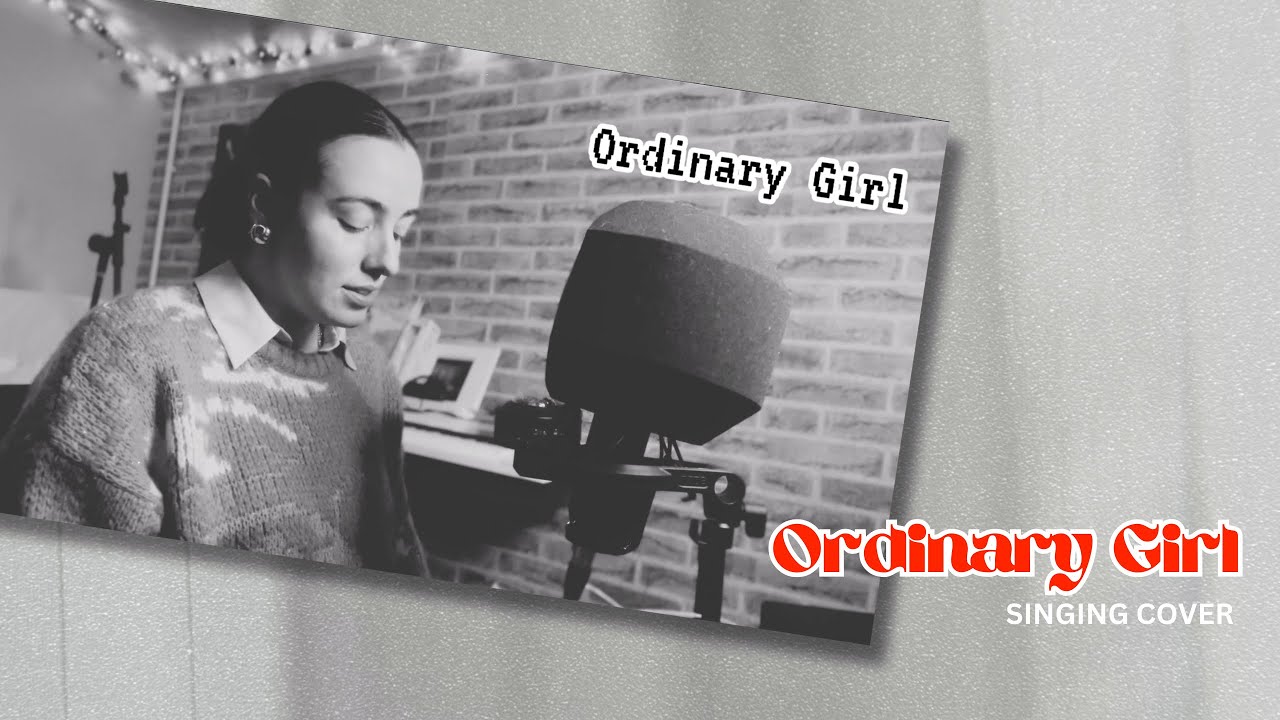 Ordinary Girl - Hannah Montana (Singing Cover)