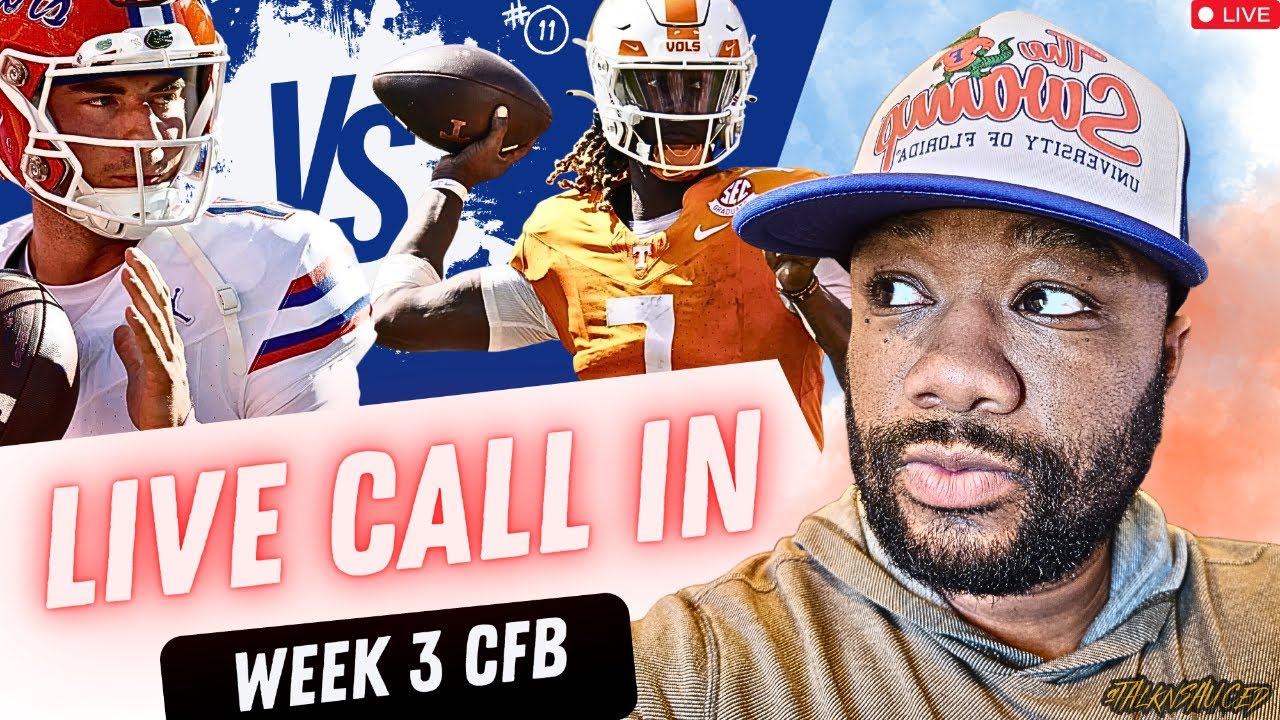 Florida Gator vs Tennessee Vols- SAUCEDSQAUD FRIDAY LIVE CALL-IN