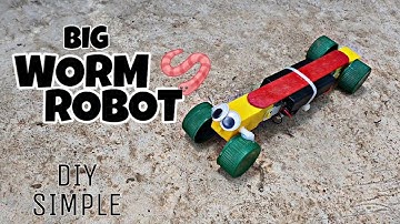 How to make a WORM ROBOT at home | Simple Project | DIY | DC Motor Hacks