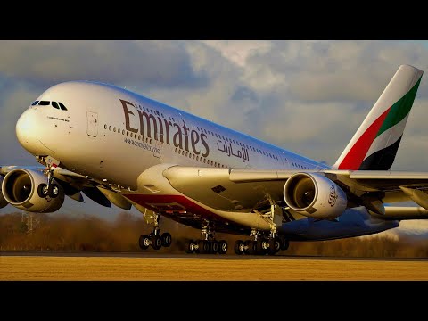 Dünyanın En Büyük Yolcu Uçağı EMİRATES A380 Kalkışı !!