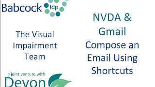 NVDA and Gmail: How To Compose an Email Using Shortcut Keys screenshot 5