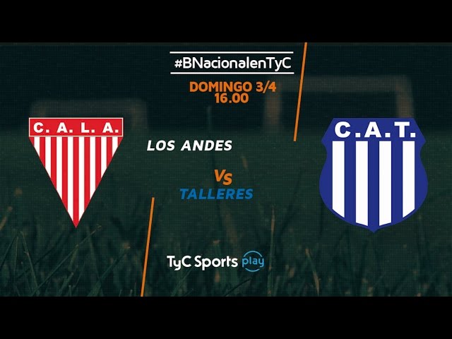 Talleres (RdE) vs. Los Andes - TyC Sports
