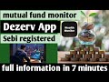 Dezerv app review  wealth monitor app  dezerv wealth monitor app  dezerv review 
