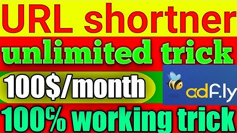 adsfly unlimited earning trick | URL shortner unlimited earning trick | big loot | unlimited earning