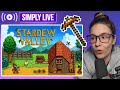 Stardew Valley Farm Life 🔴LIVE - Simplygamelogical tries it