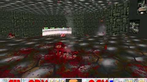 MAP09 - Brutal Doom II (Secrets marked, Pistol start + Much faster enemies)
