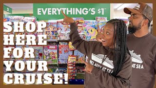 CRUISE shopping at the DOLLAR TREE!  [everything is so cheap!]