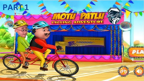 Motu Patlu Cycling Adventure Game Part 1 | Motu Patlu Cartoons  |