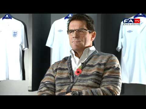 Fabio Capello talks about Wilshere, Carroll and olives - England vs France 17/10/10
