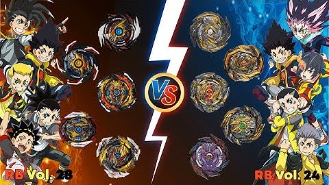 베이블레이드 버스트 팀 DB 【랜덤부스터 28 VS 랜덤부스터  24】 릴레이 배틀 Beyblade Burst DB ベイブレードバーストDB