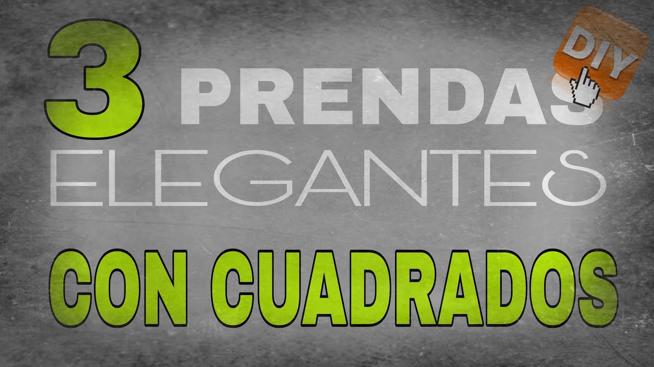 3 PRENDAS ELGANTES HECHAS CON CUADRADOS - Fabiana Marquesini - 602