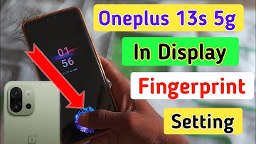 OnePlus 13s 5g display fingerprint lock kaise lagaye | oneplus 13s finger lock settings