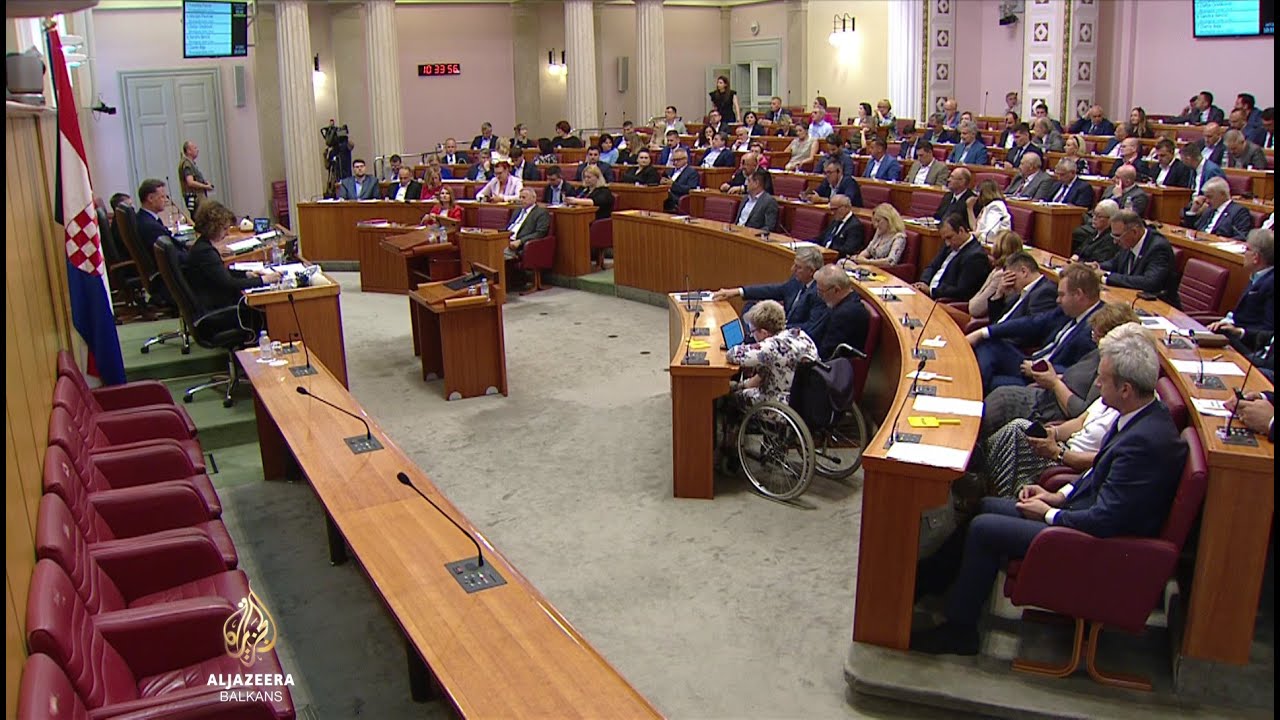 البرلمان منعقد، والمعارضة تعلن حالة الطوارئ في كرواتيا