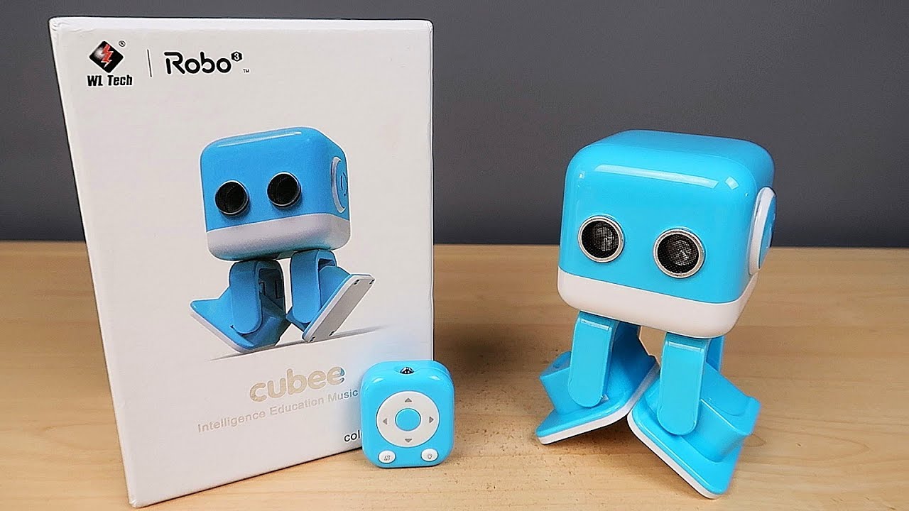 ⁣Няшный Мини Танцующий Робот WLtoys Cubee F9. Распаковка и обзор. Посылка из Китая. alex boyko