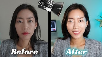 MINIMAL YouTube LIGHTING SETUP in SMALL Room with TINY lights (Zhiyun X100, G60)