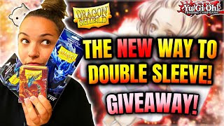 Yu-Gi-Oh! DOUBLE SLEEVING JUST GOT WAY BETTER—YOU NEED THESE ASAP! +GIVEAWAY! | DRAGON SHIELD!