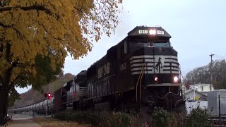 HiDef: NS, IC, CN, BNSF, & More on CSX's Mohawk Sub. 11-1-14.