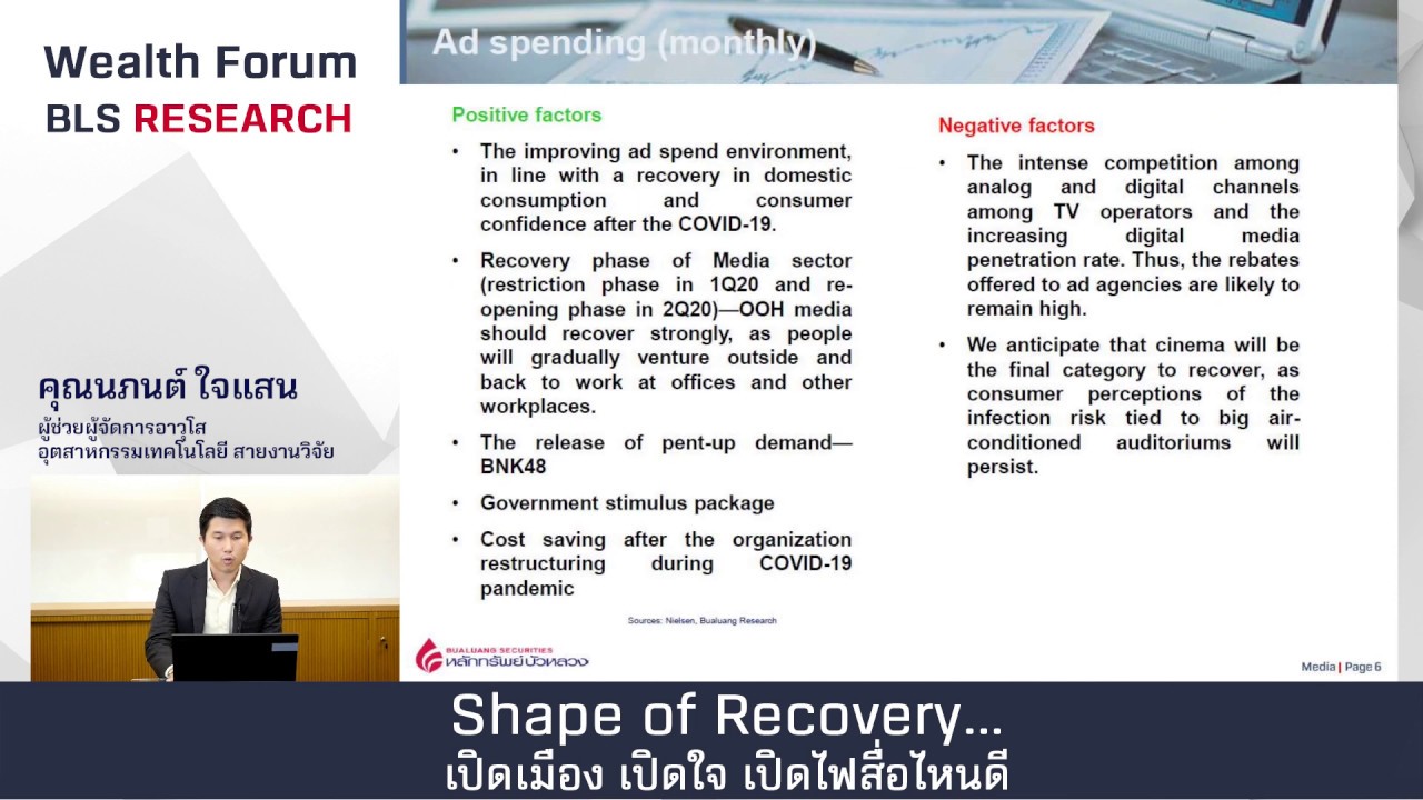Wealth Forum : Shape of Recovery...เปิดเมือง เปิดใจ เปิดไฟสื่อไหนดี
