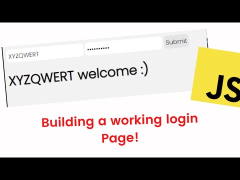 How to make a working Login Page || #Javascript and #HTML Tutorial || #TeamYellowDragons StoryTime