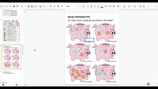 Money Worksheets - Interactive, US Currency