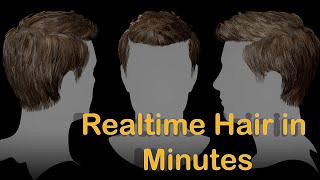 Create AAA Games Realtime Hair in Blender