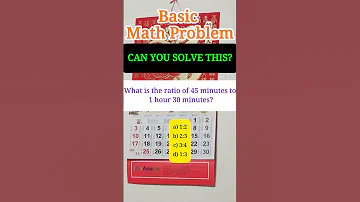What Is The Ratio Of 45 Minutes To 1 Hour 30 Minutes A 1 2 B 2 3 C 3 4 D 1 3 Fypvira 