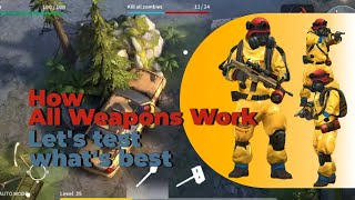 How All Weapons Work in Stay Alive zombie Survival game - Let's test what's best screenshot 5