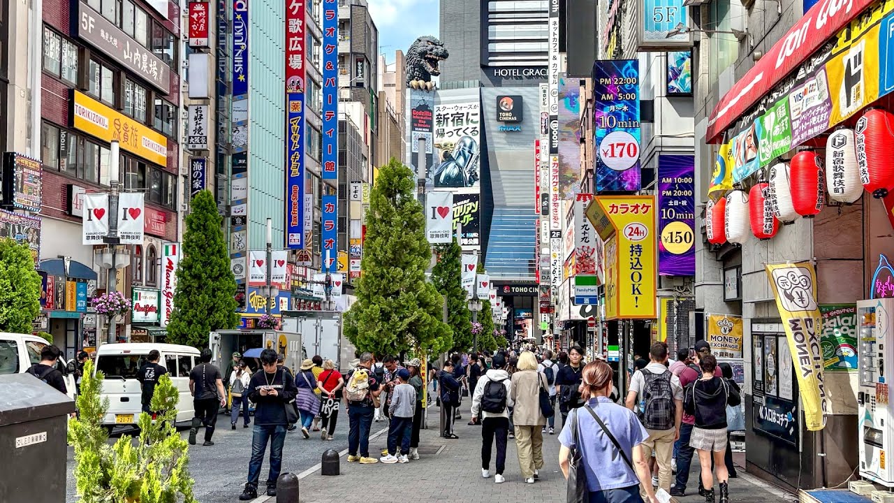Tokyo, Japon | Shinjuku | Balade en Ville 4K
