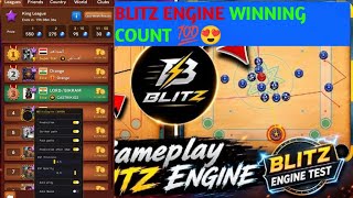 Blitz engine Winning Count trick 100% working 💯😍 #carrompool #video // WB GAMERS 100K