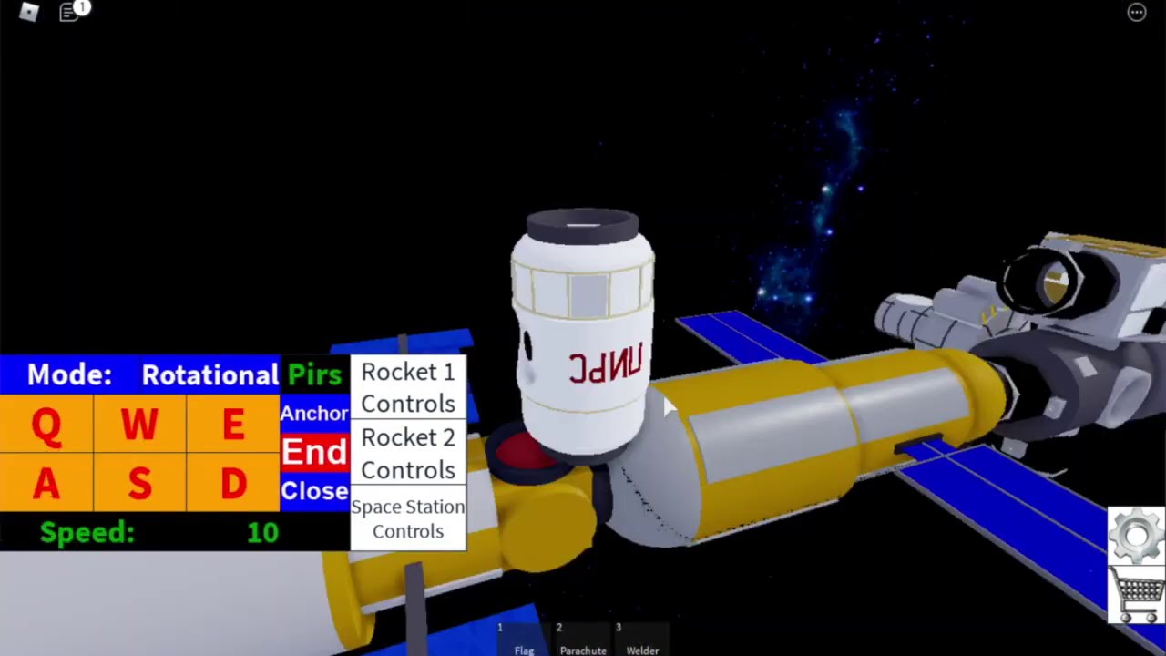 Making The Iss In Rocket Tester In Roblox Youtube - roblox rocket tester how to make a space station