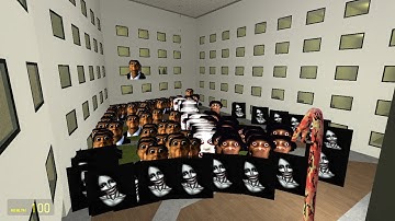 Kuchishake Ona vs Hi My Name Is Aughh vs Obunga 😱 Epic GMod Nextbot Chase