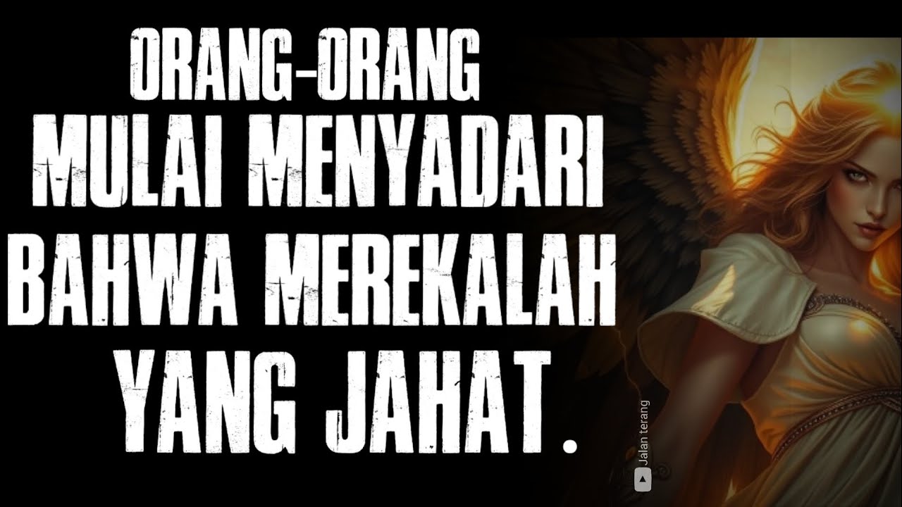 MEREKA AKHIRNYA MENYADARI BAHWA KAMU BUKAN MASALAHNYA... MEREKA HANYA TIDAK BISA MENGENDALIKANMU