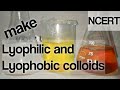 Colloids: Preparation of Lyophilic and Lyophobic Colloids -NCERT