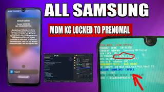 SAMSUNG all binary A165F/a155f  MDM KG LOCKED TO PRENOMAL 2026 permanent f64 box 100000% working