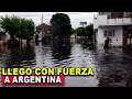 Temporal provoca inundaciones en Argentina. Han habido complicaciones