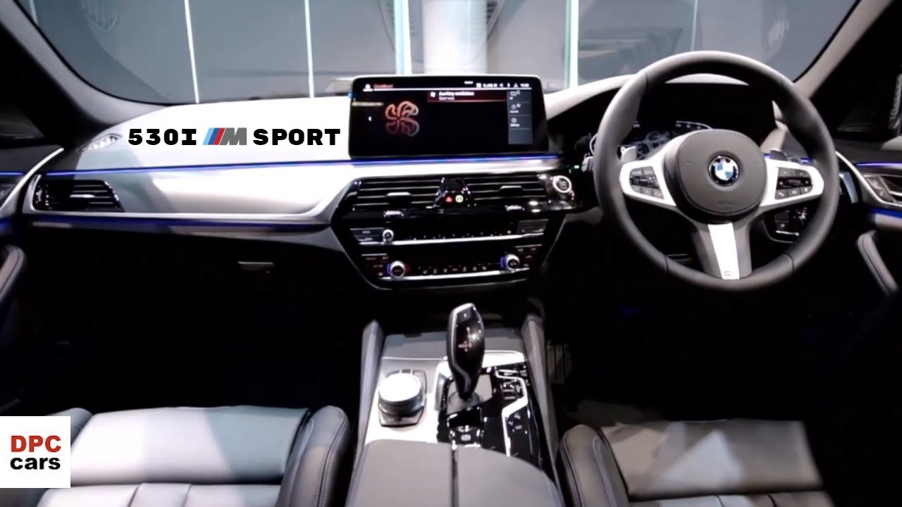 BMW 5 Series 530i M sport Interior Tour New 2021 YouTube