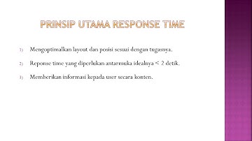 Materi Interaksi Manusia dan Komputer "Response Time" [ Vega Indriyani W/Dosen Ifan Rizka ] UDINUS