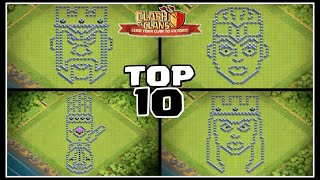2020 New Top 10 Funny Base With Link-Clash Of Clans