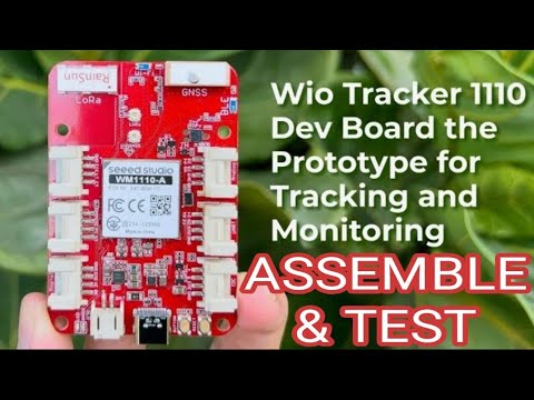 Seed studio Wio Tracker 1110 - meshtastic Dev kit - YouTube