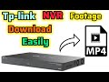 tp-link nvr footage export process | tp-link nvr data export process | NVR footage export process