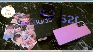 BTS EDITION SAMSUNG GALAXY S20+ & BUDS+ UNBOXING